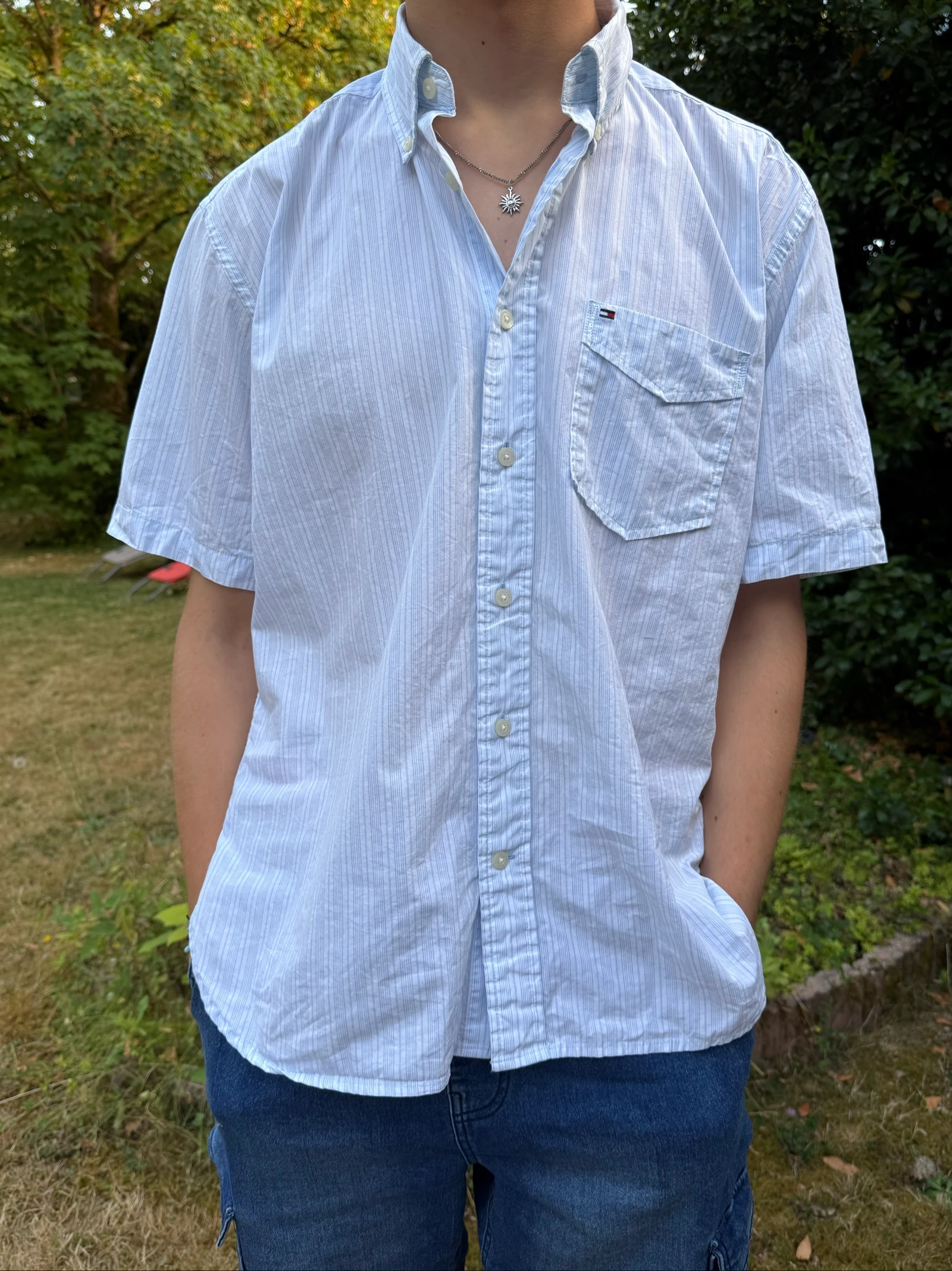 Tommy Hilfiger, camisa hombre manga corta, talla M, muy buen estado #tommy #tommyhilfiger – photo 2